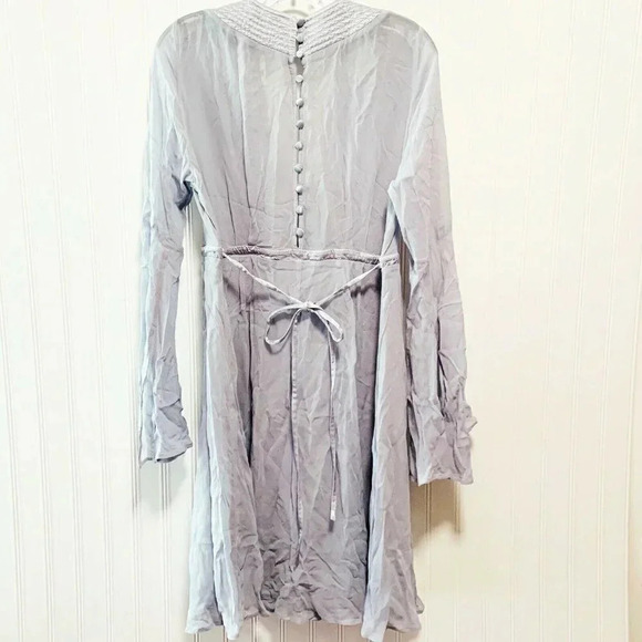 Anthropologie Size M Gray Ghost London Belled Peasant Dress NEW! - Picture 10 of 10